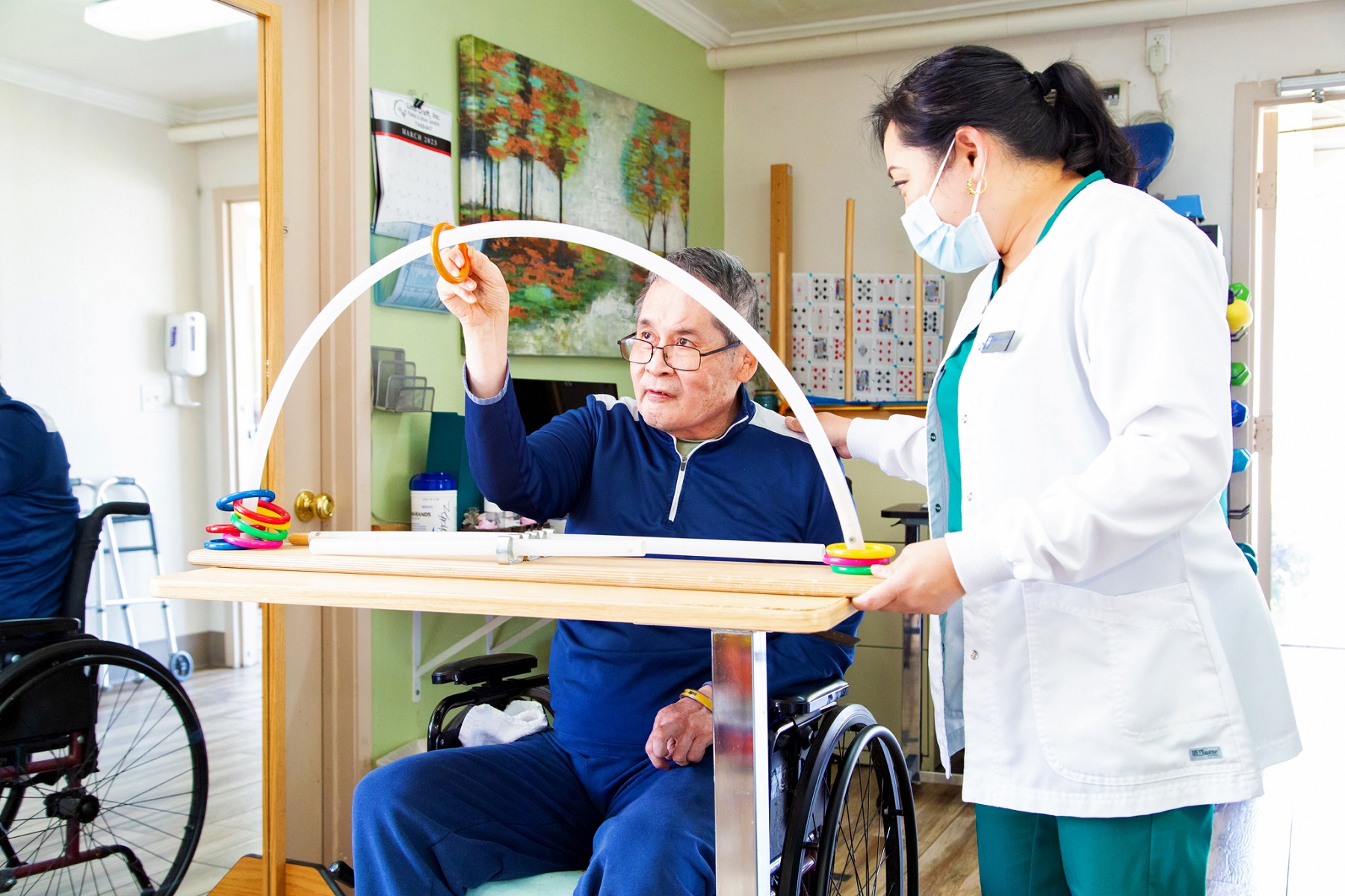 La Palma Nursing Patient during theraphy